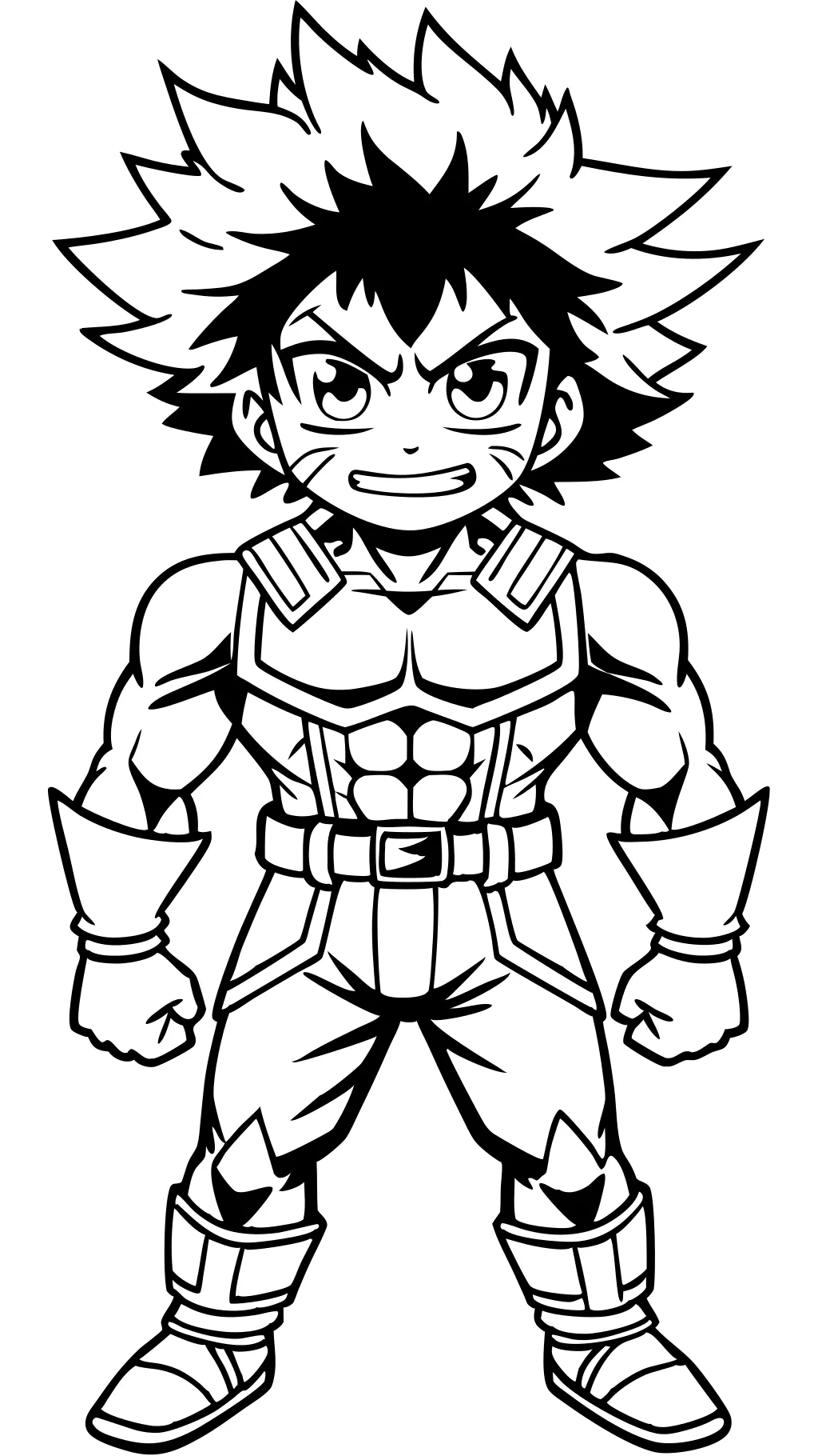 mha coloring page